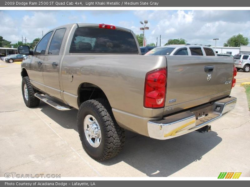 Light Khaki Metallic / Medium Slate Gray 2009 Dodge Ram 2500 ST Quad Cab 4x4