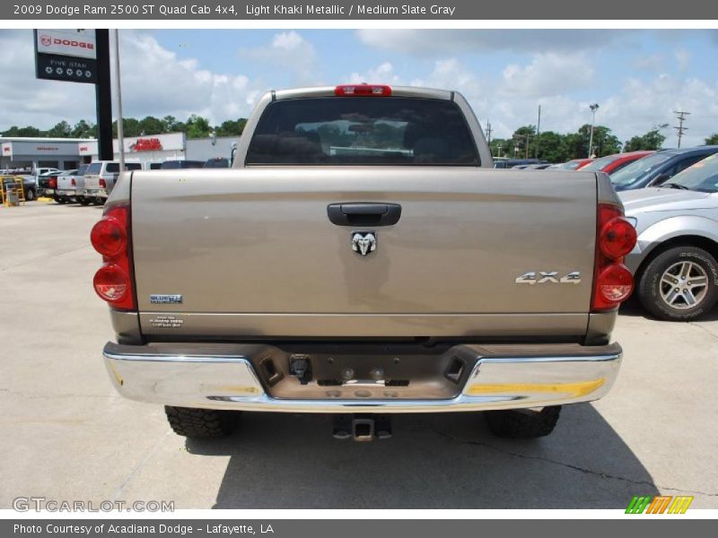 Light Khaki Metallic / Medium Slate Gray 2009 Dodge Ram 2500 ST Quad Cab 4x4