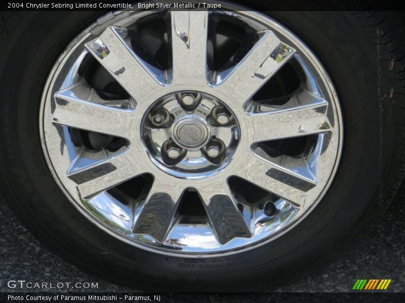 Bright Silver Metallic / Taupe 2004 Chrysler Sebring Limited Convertible