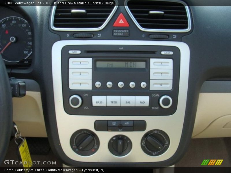 Island Grey Metallic / Cornsilk Beige 2008 Volkswagen Eos 2.0T