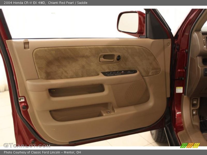 Chianti Red Pearl / Saddle 2004 Honda CR-V EX 4WD