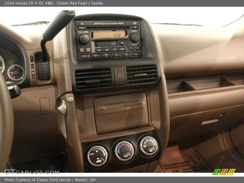 Chianti Red Pearl / Saddle 2004 Honda CR-V EX 4WD