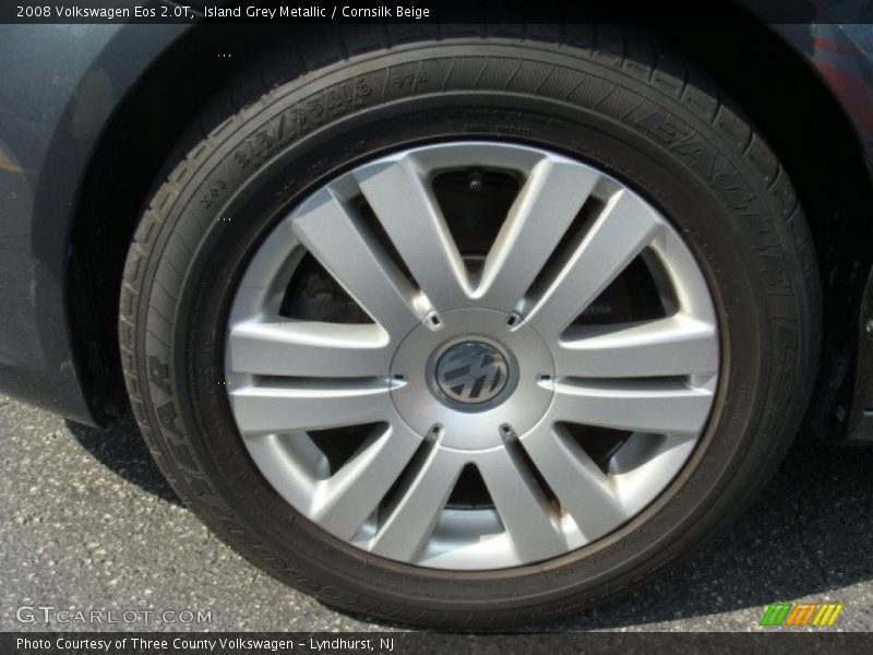 Island Grey Metallic / Cornsilk Beige 2008 Volkswagen Eos 2.0T