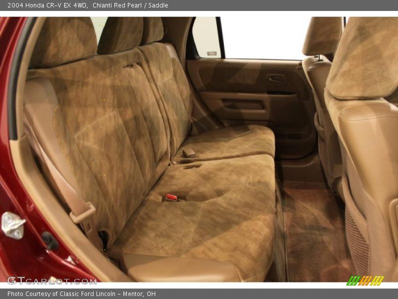 Chianti Red Pearl / Saddle 2004 Honda CR-V EX 4WD