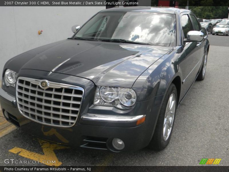 Steel Blue Metallic / Dark Slate Gray/Light Graystone 2007 Chrysler 300 C HEMI