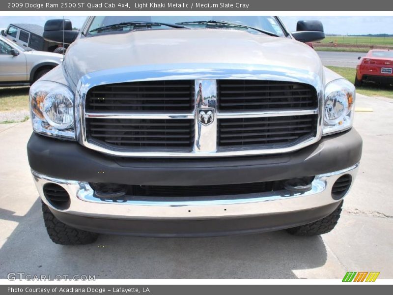 Light Khaki Metallic / Medium Slate Gray 2009 Dodge Ram 2500 ST Quad Cab 4x4