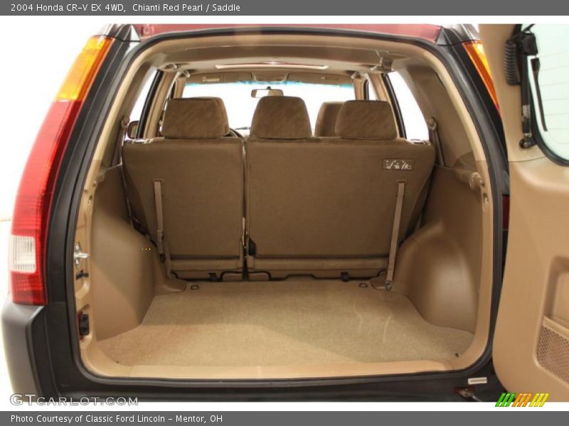 Chianti Red Pearl / Saddle 2004 Honda CR-V EX 4WD