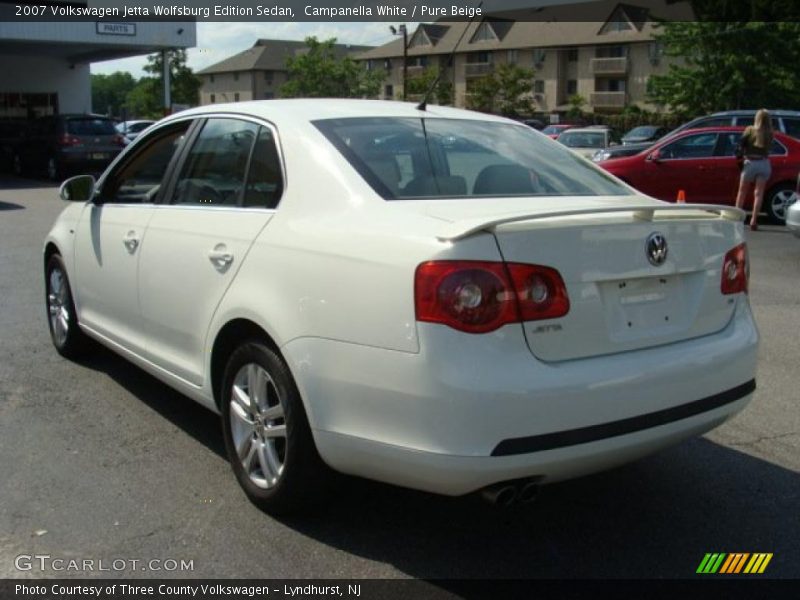 Campanella White / Pure Beige 2007 Volkswagen Jetta Wolfsburg Edition Sedan