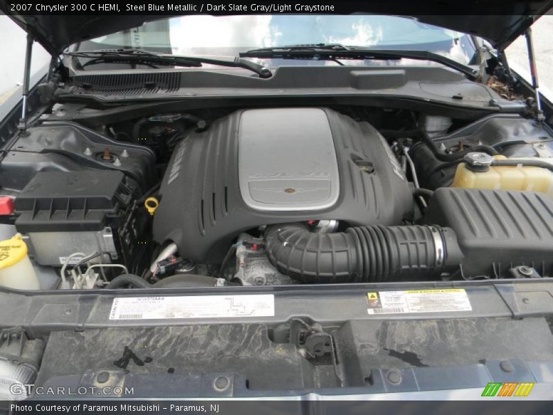 Steel Blue Metallic / Dark Slate Gray/Light Graystone 2007 Chrysler 300 C HEMI