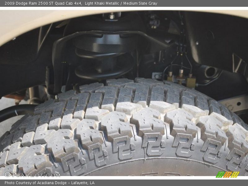 Light Khaki Metallic / Medium Slate Gray 2009 Dodge Ram 2500 ST Quad Cab 4x4