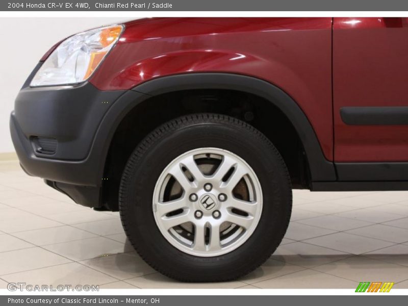 Chianti Red Pearl / Saddle 2004 Honda CR-V EX 4WD