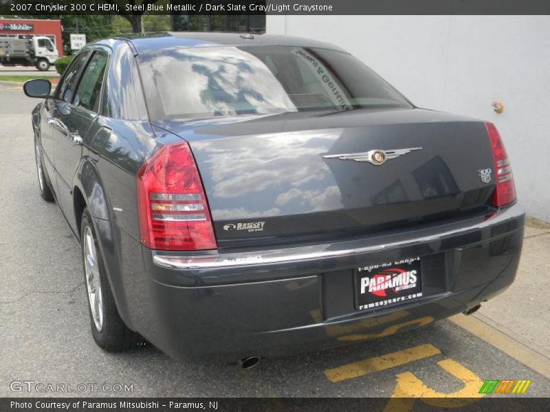 Steel Blue Metallic / Dark Slate Gray/Light Graystone 2007 Chrysler 300 C HEMI