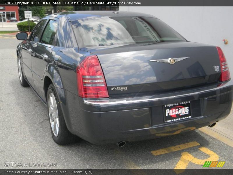 Steel Blue Metallic / Dark Slate Gray/Light Graystone 2007 Chrysler 300 C HEMI