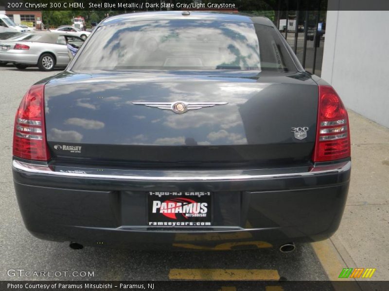 Steel Blue Metallic / Dark Slate Gray/Light Graystone 2007 Chrysler 300 C HEMI