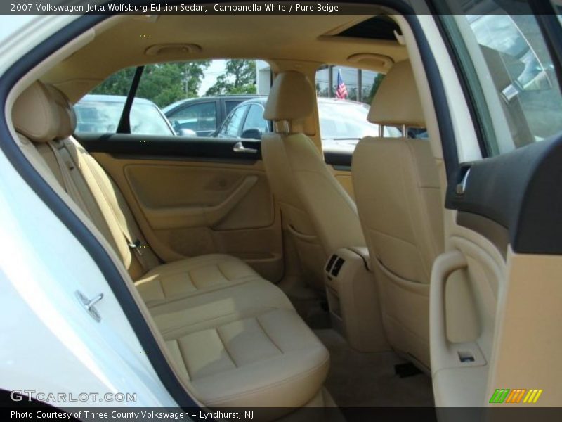 Campanella White / Pure Beige 2007 Volkswagen Jetta Wolfsburg Edition Sedan