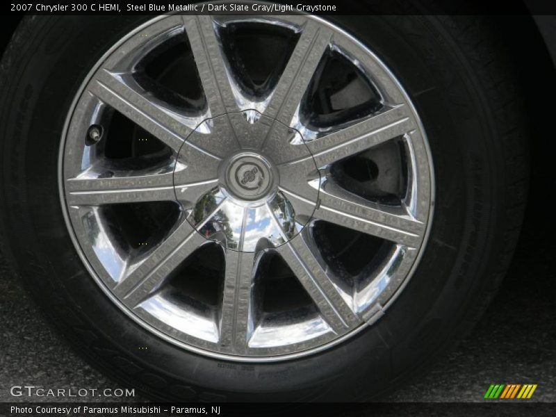 Steel Blue Metallic / Dark Slate Gray/Light Graystone 2007 Chrysler 300 C HEMI