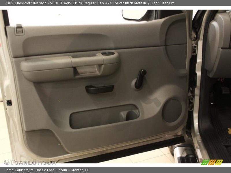 Silver Birch Metallic / Dark Titanium 2009 Chevrolet Silverado 2500HD Work Truck Regular Cab 4x4