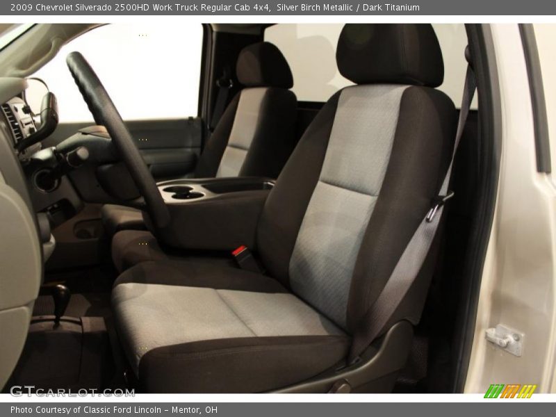 Silver Birch Metallic / Dark Titanium 2009 Chevrolet Silverado 2500HD Work Truck Regular Cab 4x4