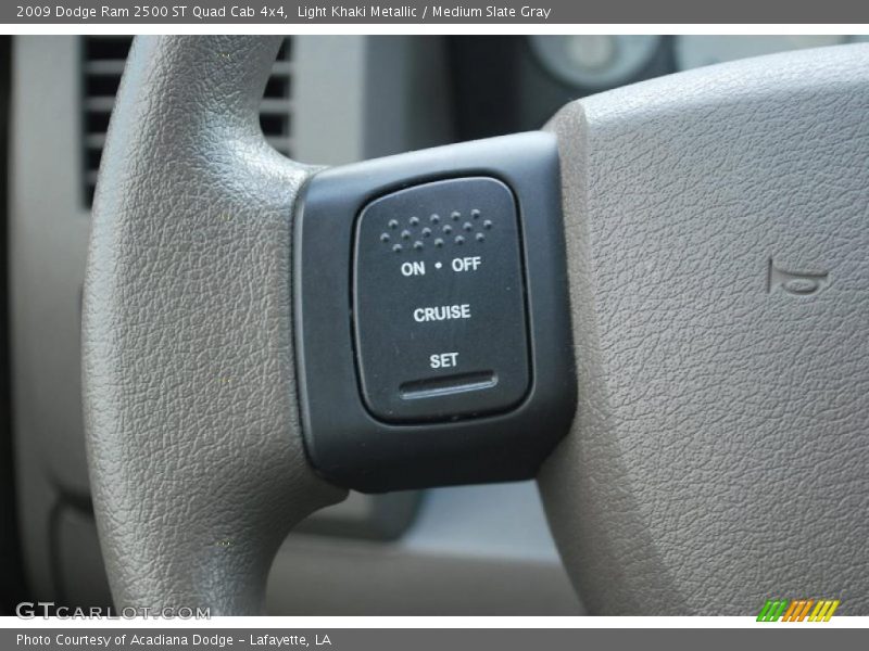 Light Khaki Metallic / Medium Slate Gray 2009 Dodge Ram 2500 ST Quad Cab 4x4