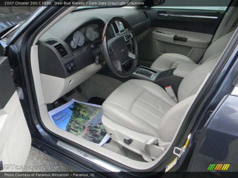 Steel Blue Metallic / Dark Slate Gray/Light Graystone 2007 Chrysler 300 C HEMI