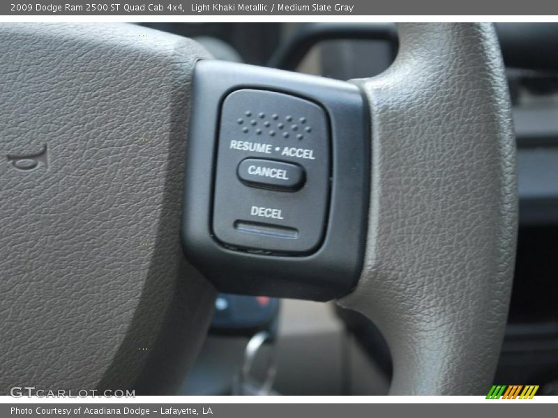 Light Khaki Metallic / Medium Slate Gray 2009 Dodge Ram 2500 ST Quad Cab 4x4