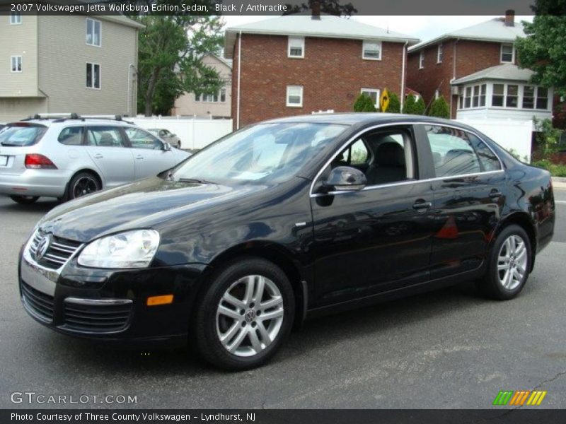 Black / Anthracite 2007 Volkswagen Jetta Wolfsburg Edition Sedan
