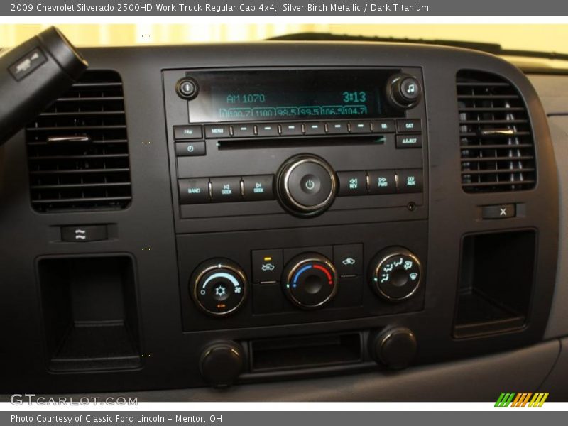 Silver Birch Metallic / Dark Titanium 2009 Chevrolet Silverado 2500HD Work Truck Regular Cab 4x4