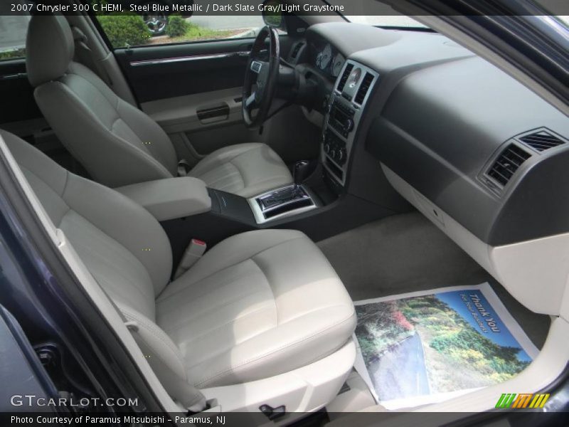 Steel Blue Metallic / Dark Slate Gray/Light Graystone 2007 Chrysler 300 C HEMI