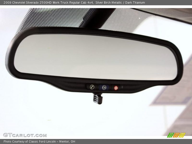 Silver Birch Metallic / Dark Titanium 2009 Chevrolet Silverado 2500HD Work Truck Regular Cab 4x4