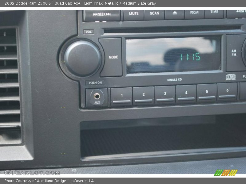 Light Khaki Metallic / Medium Slate Gray 2009 Dodge Ram 2500 ST Quad Cab 4x4
