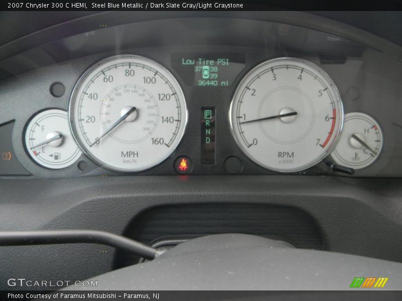 Steel Blue Metallic / Dark Slate Gray/Light Graystone 2007 Chrysler 300 C HEMI