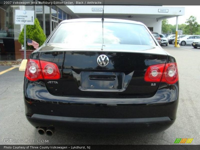 Black / Anthracite 2007 Volkswagen Jetta Wolfsburg Edition Sedan