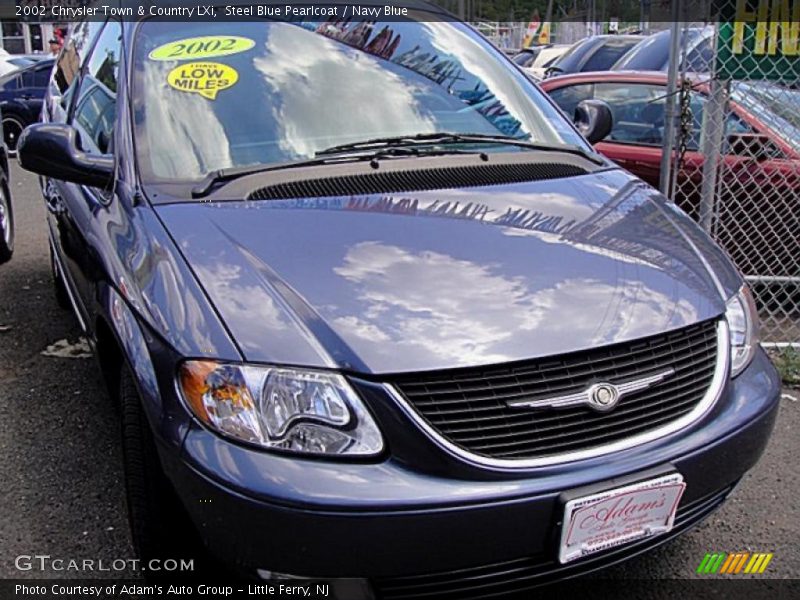 Steel Blue Pearlcoat / Navy Blue 2002 Chrysler Town & Country LXi