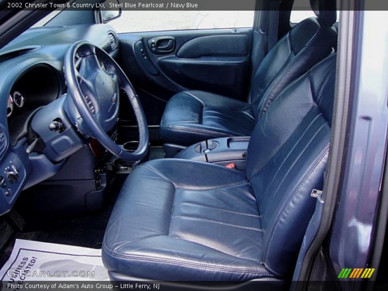  2002 Town & Country LXi Navy Blue Interior