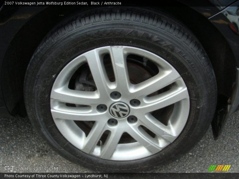Black / Anthracite 2007 Volkswagen Jetta Wolfsburg Edition Sedan