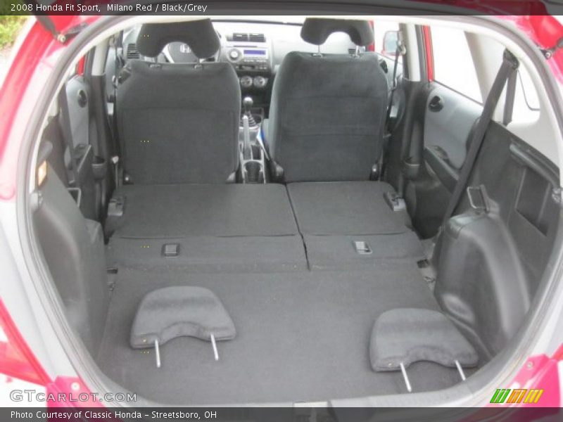 Milano Red / Black/Grey 2008 Honda Fit Sport