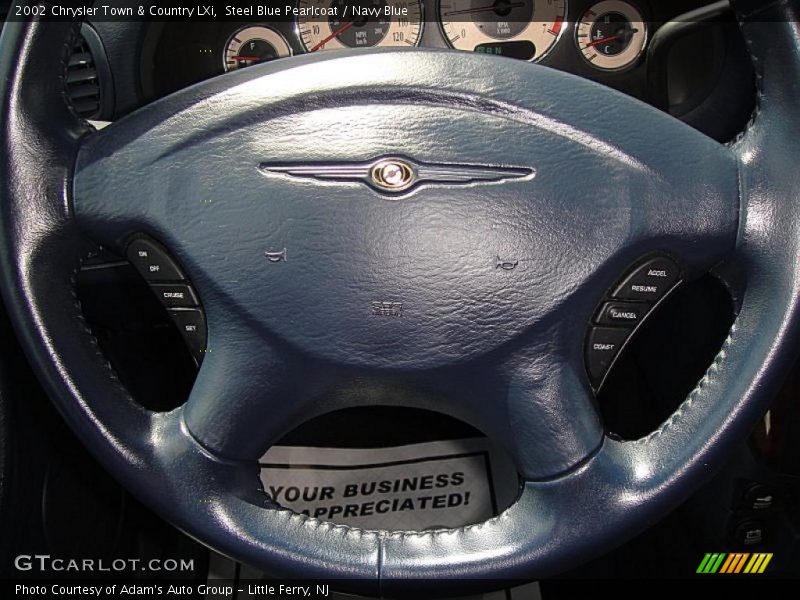 Steel Blue Pearlcoat / Navy Blue 2002 Chrysler Town & Country LXi