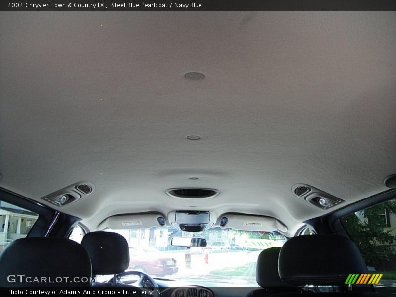 Steel Blue Pearlcoat / Navy Blue 2002 Chrysler Town & Country LXi