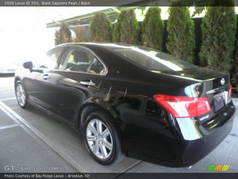 Black Sapphire Pearl / Black 2008 Lexus ES 350
