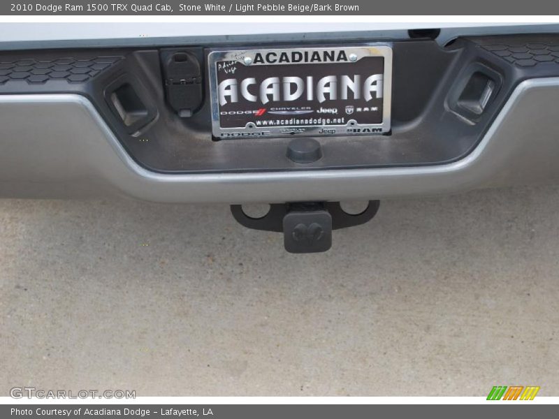 Stone White / Light Pebble Beige/Bark Brown 2010 Dodge Ram 1500 TRX Quad Cab