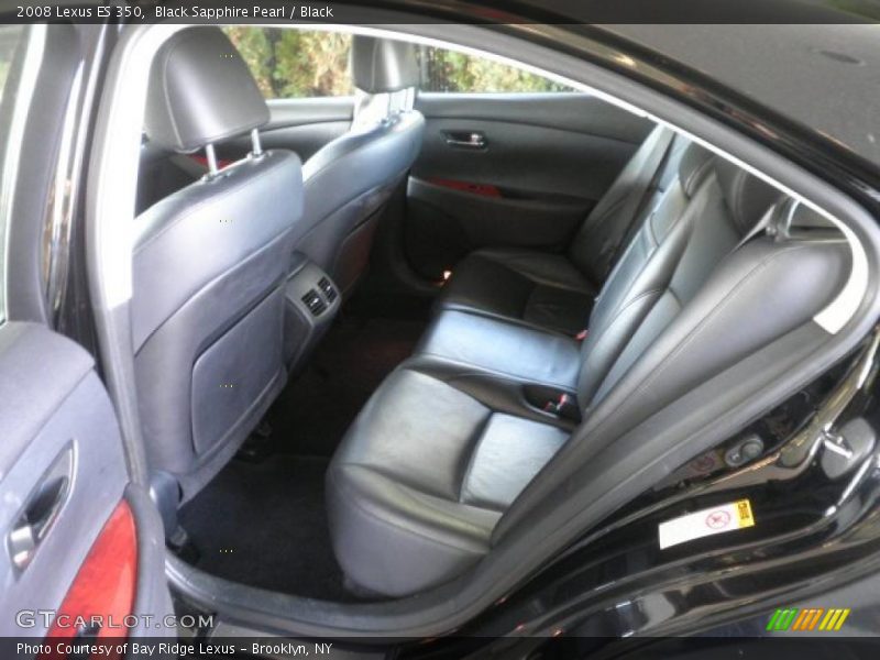 Black Sapphire Pearl / Black 2008 Lexus ES 350