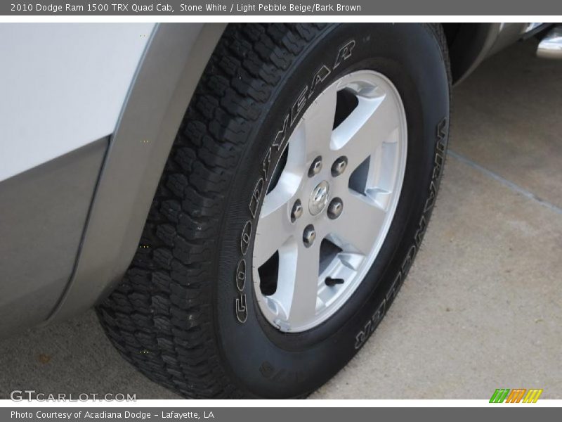 Stone White / Light Pebble Beige/Bark Brown 2010 Dodge Ram 1500 TRX Quad Cab