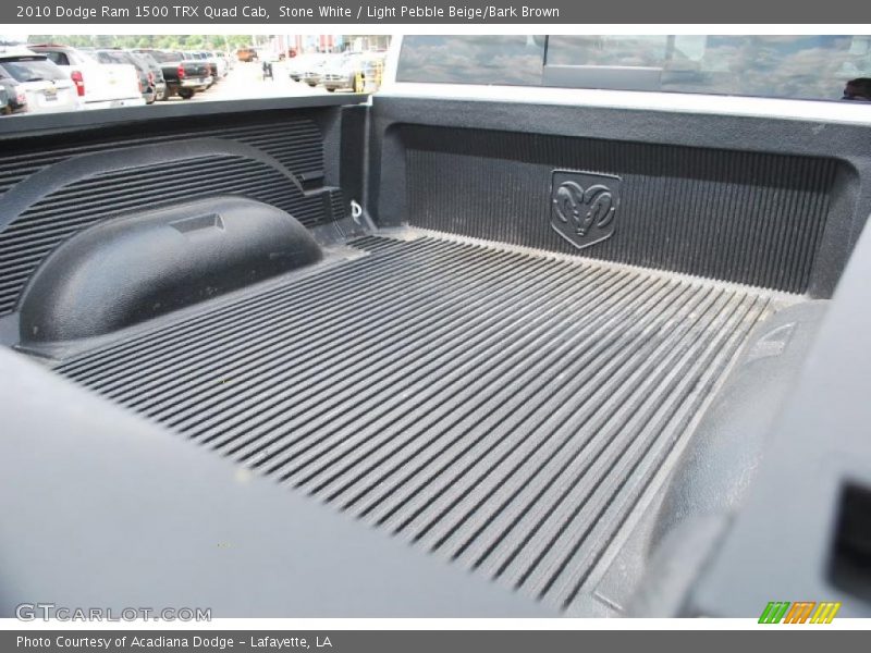 Stone White / Light Pebble Beige/Bark Brown 2010 Dodge Ram 1500 TRX Quad Cab