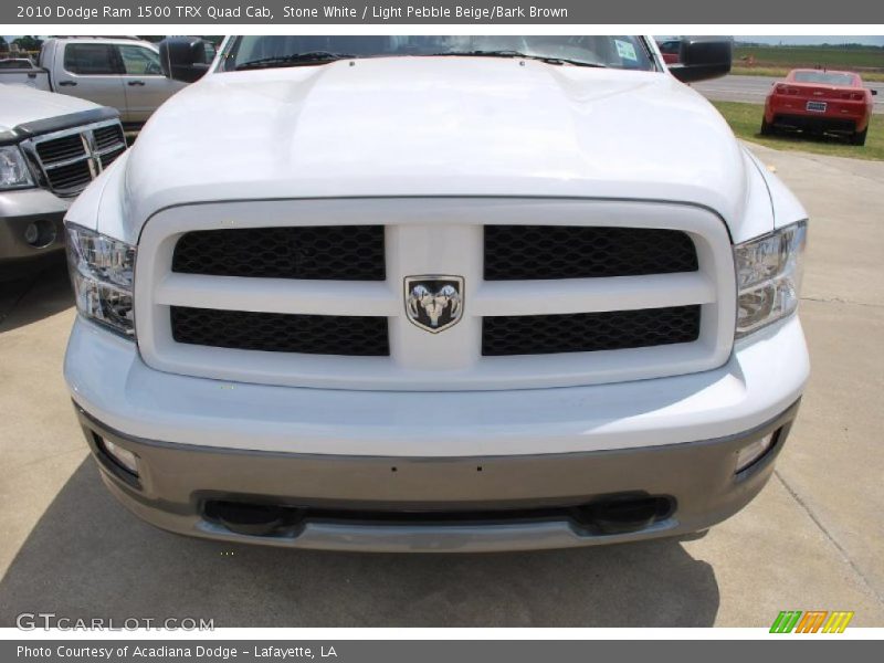 Stone White / Light Pebble Beige/Bark Brown 2010 Dodge Ram 1500 TRX Quad Cab