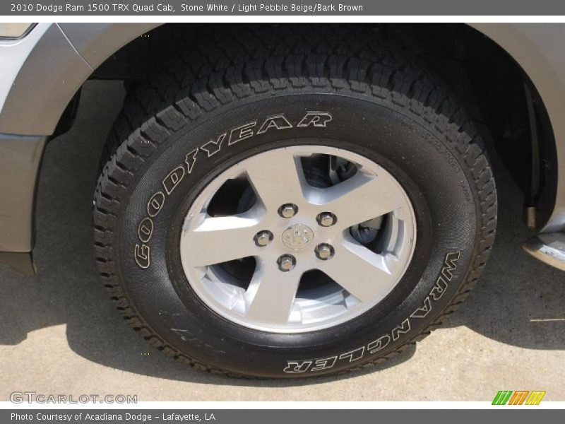 Stone White / Light Pebble Beige/Bark Brown 2010 Dodge Ram 1500 TRX Quad Cab