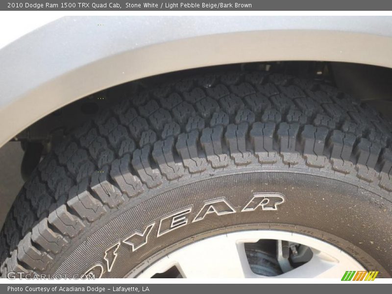 Stone White / Light Pebble Beige/Bark Brown 2010 Dodge Ram 1500 TRX Quad Cab
