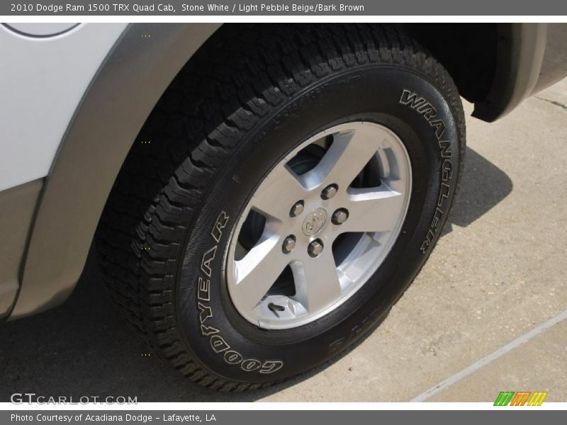 Stone White / Light Pebble Beige/Bark Brown 2010 Dodge Ram 1500 TRX Quad Cab