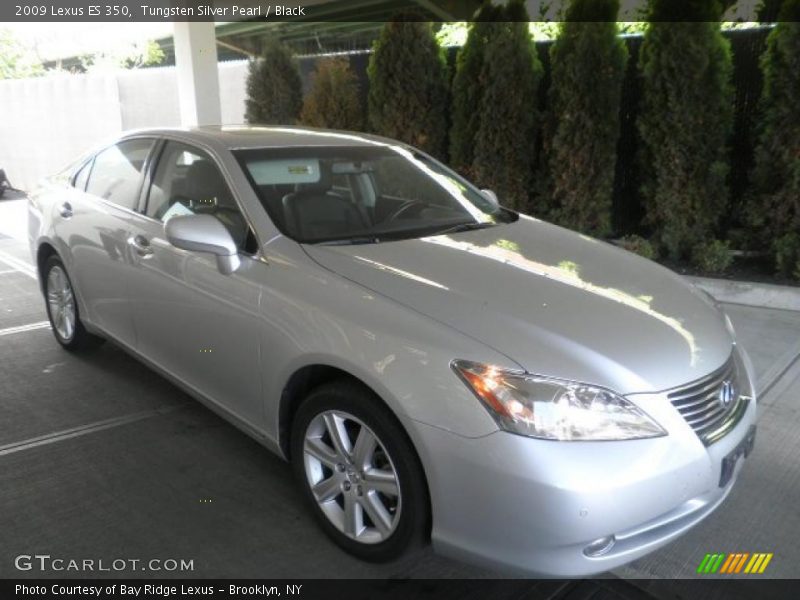 Tungsten Silver Pearl / Black 2009 Lexus ES 350