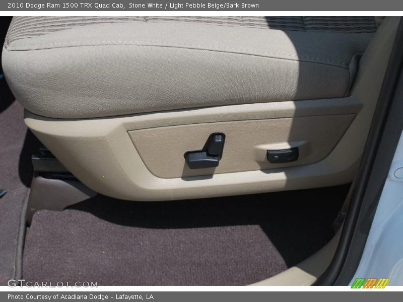 Stone White / Light Pebble Beige/Bark Brown 2010 Dodge Ram 1500 TRX Quad Cab