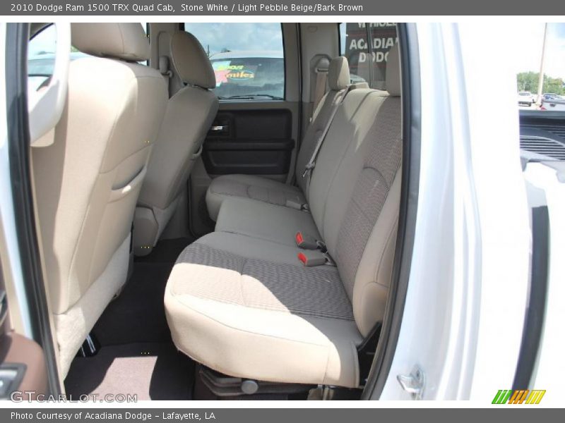 Stone White / Light Pebble Beige/Bark Brown 2010 Dodge Ram 1500 TRX Quad Cab